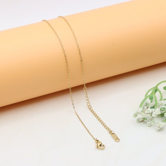 Delicate Yellow Heart Pendant Necklace with Adjustable Chain, XPNL0364 - Picture 13 of 13